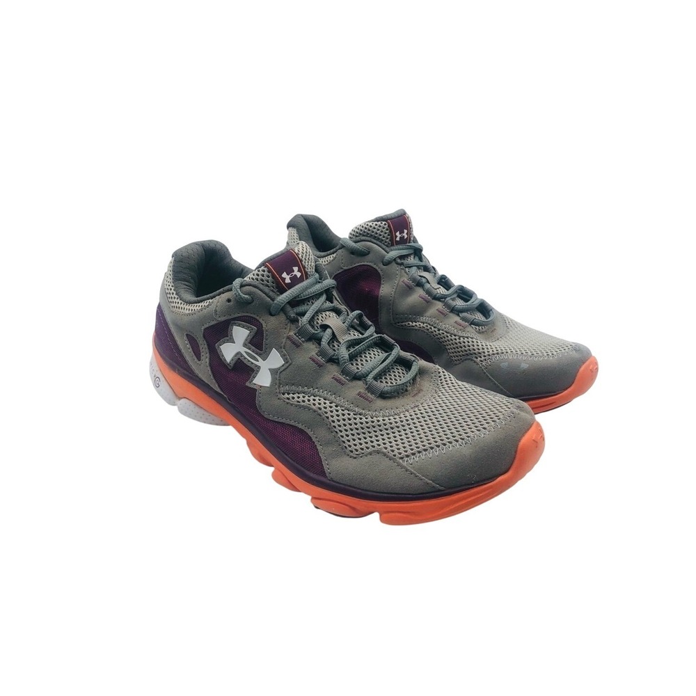Under armor running shoes gray‎ and Orange 9.5